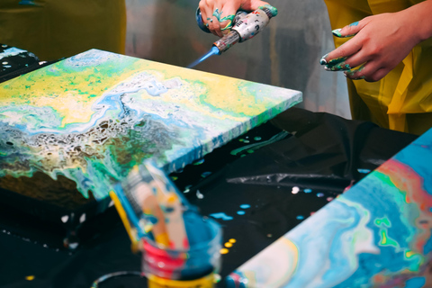 Houston Private Acrylic Pouring Art Experience
