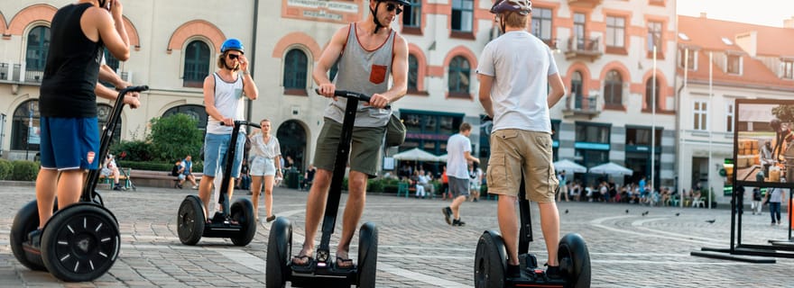 Visite en Segway Gdansk : Tour complet (vieille ville + chantier naval) 3 heures