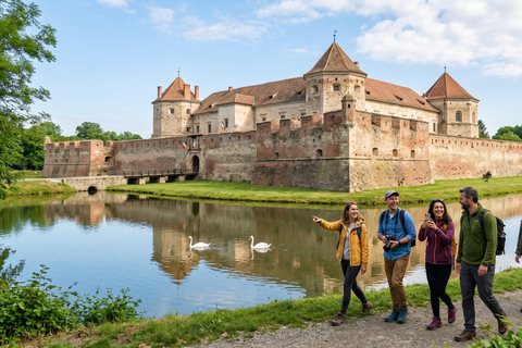 Bucharest : Peles, Bran & Wednesday Castles + Brasov Tour COACH TOUR Audio guide in 24 languages