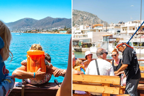 From Hersonissos: Half-Day Pirate Boat Trip with Lunch