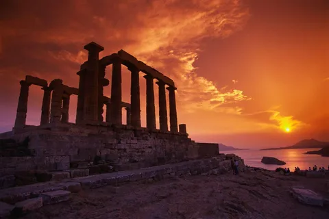 Transfer to Posidon temple at Sounion Cape