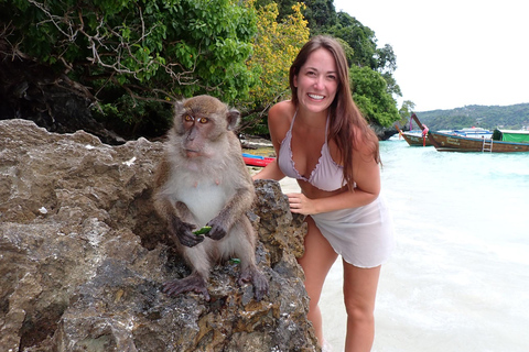 Koh Phi Phi : Piraten Bootstour mit Schnorcheln und Kajakfahren