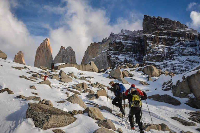 Punta Arenas: Base Torres Hike with Guide & Transport