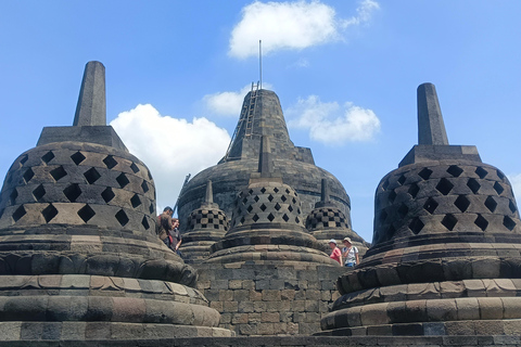 Yogyakarta: Borobudur & Prambanan Tour with structure Access Sunrise Inside Borobudur & Prambanan Temple