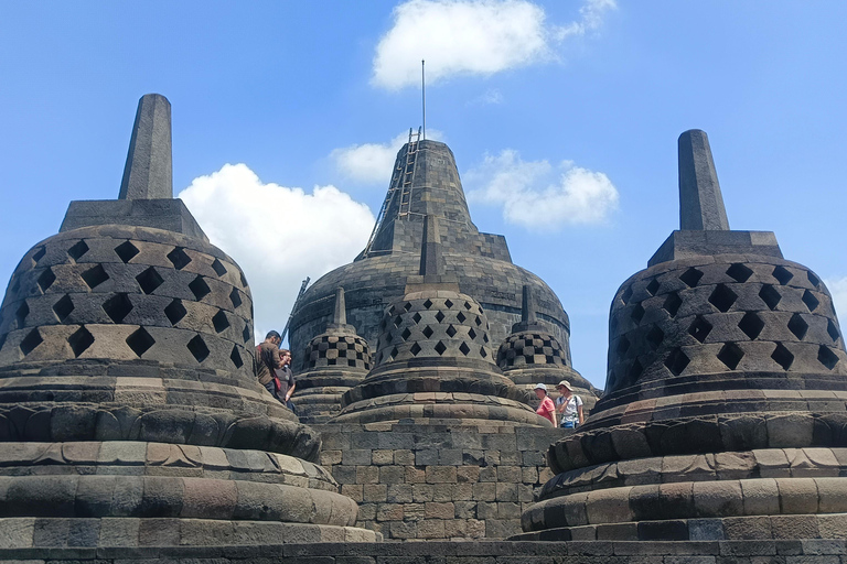 Yogyakarta: Borobudur & Prambanan Tour with structure Access Sunrise Inside Borobudur & Prambanan Temple