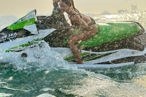 Dubai: 30-Min Jet Ski or Jet Car Tour w/ Burj Al Arab Views60-Minute Jet Ski Adventure in Dubai