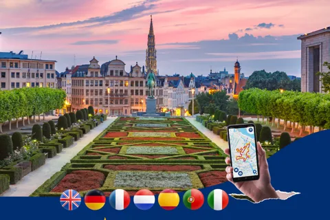 Bruxelas em 1 dia: Excursão a pé com guia digital