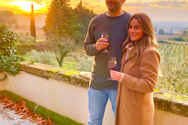 Degustação de vinhos em Châteauneuf du Pape