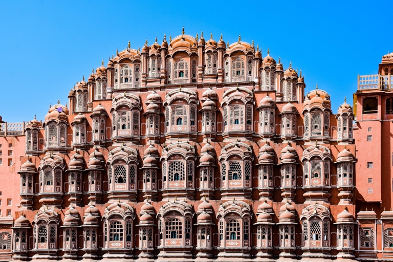 Excursión de un día a Jaipur desde Delhi por autopistaCoche privado con conductor, guía y entradas a los monumentos