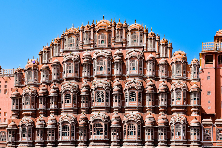 Excursion d'une journée à Jaipur depuis Delhi par voie rapideVoiture privée avec chauffeur et visite guidée uniquement