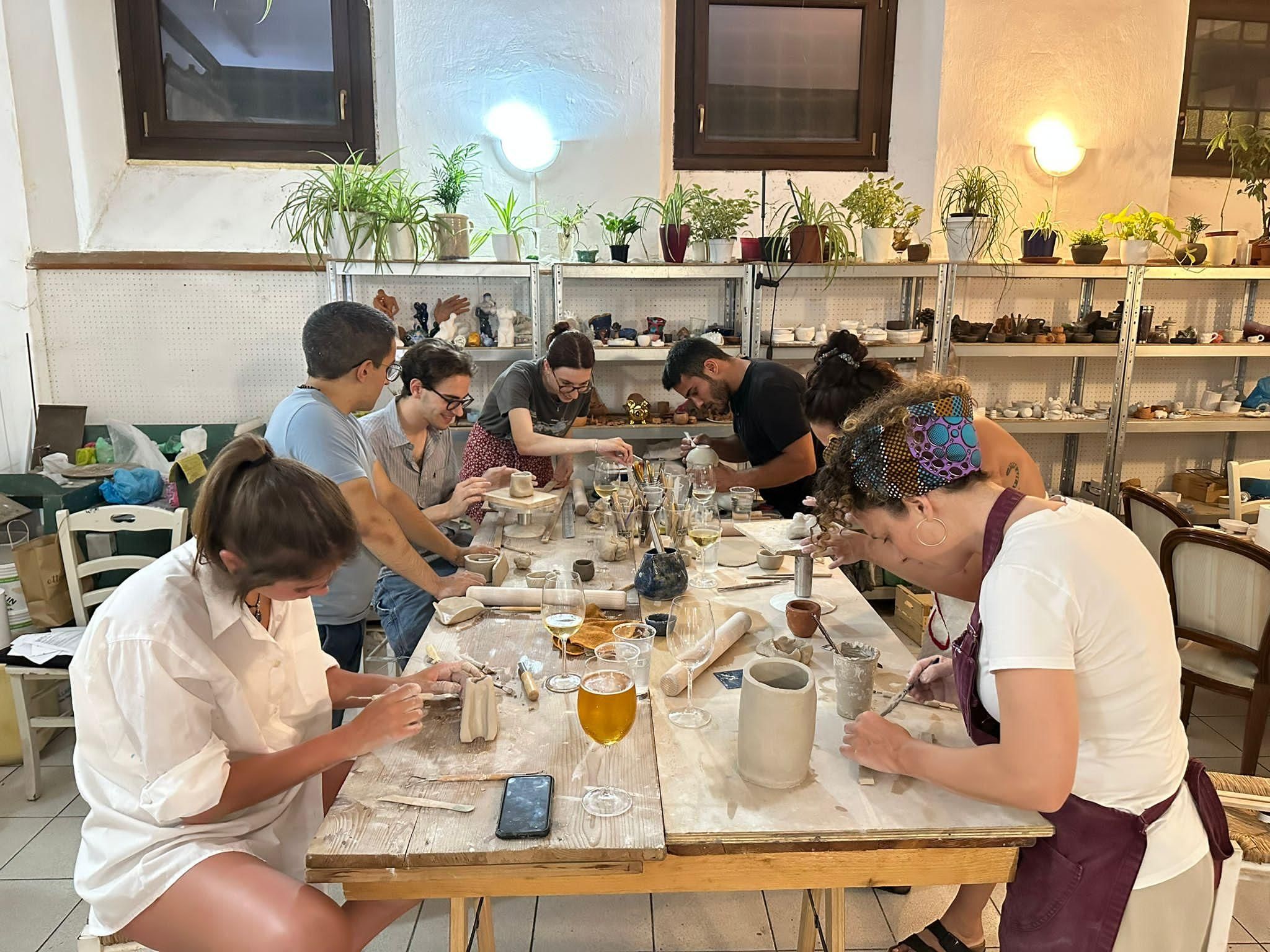 Wein- und Töpferworkshop im Smart Lab Verona