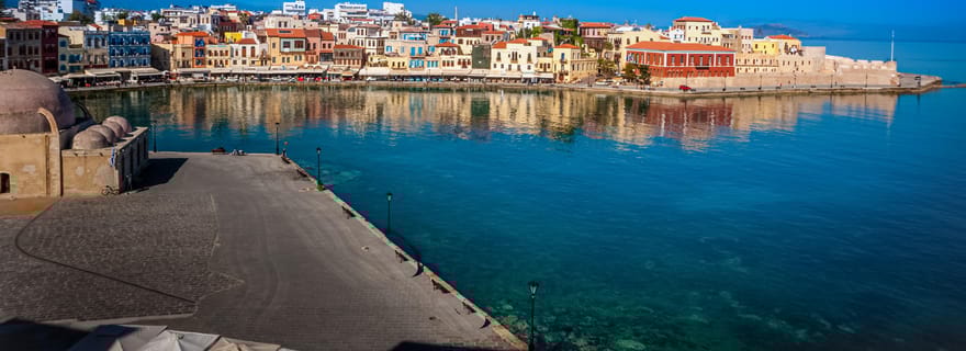 Crète : La vieille ville de La Canée, Réthymnon et le lac Kournas