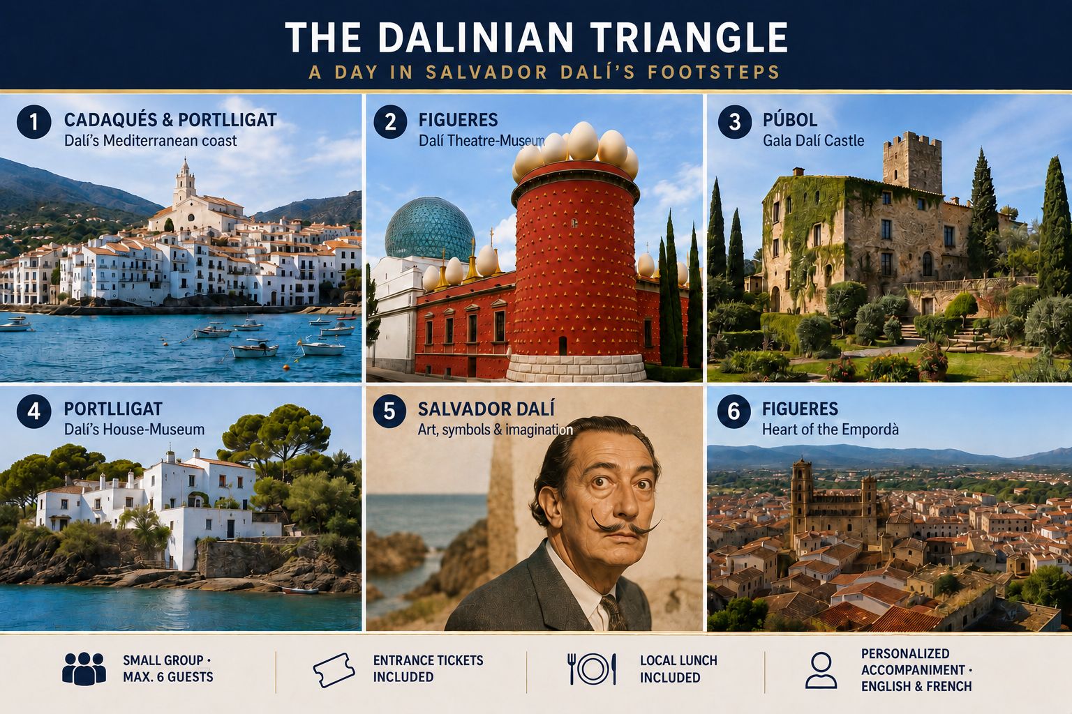 All-Inclusive-Tour zum Dalíanischen Dreieck mit Mittagessen & Eintrittskarten
