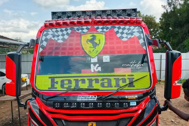 Nairobi: Matatu Culture Tour with Music, Art & Street Vibes Nairobi moving art with music.