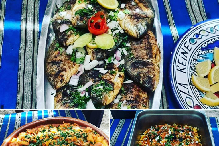 Djerba/Private Sea Ride 3h: Turquoise Sea Fort Kastil with lunch