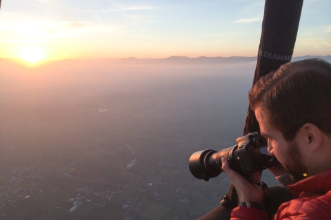 CDMX: lot balonem na ogrzane powietrze nad Teotihuacan i śniadanie