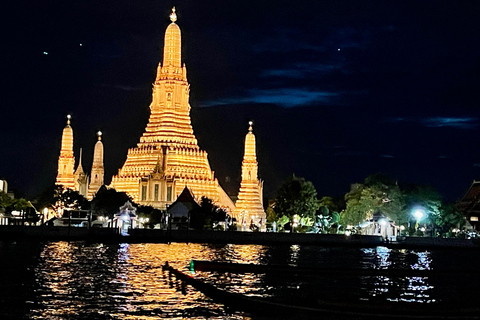 Bangkok: Highlight Tuk-Tuk, Canal Tour, Food Tour & Wat Arun