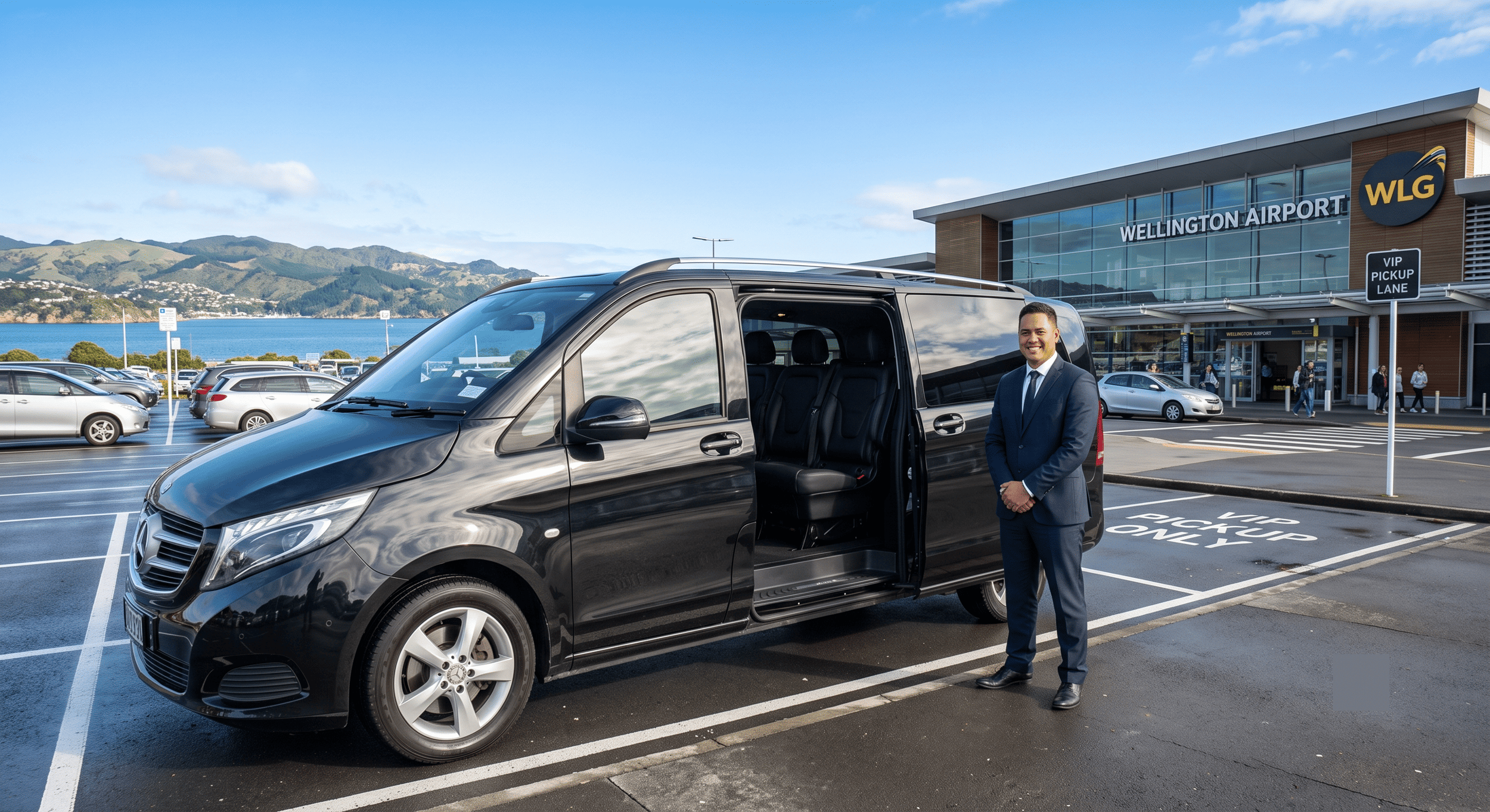 Wellington: Privater Transfer zwischen Flughafen WLG und Stadtzentrum