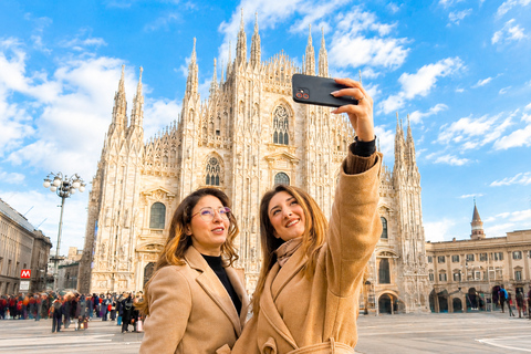 Milan: Duomo & Rooftops Guided Tour with Lift Ticket English Guided Tour-Afternoon