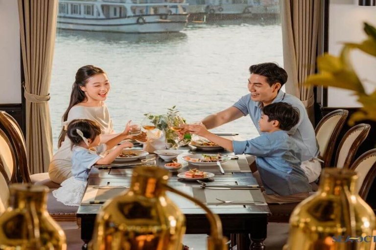 5-Star Ha Long Day Cruise with Jacuzzi, Lunch & Free Drink Day Cruise With Meal