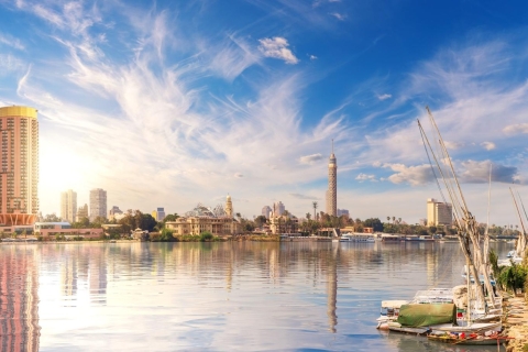 Vanuit Hurghada: dagtocht 'Oud Egypte' naar Caïro en Gizeh, met het vliegtuigHurghada: daguitstap Caïro per vliegtuig met shuttlevervoer