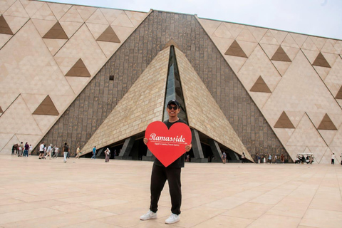 Grand Egyptian Museum & Giza Pyramids from Alexandria Port Shared small group