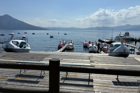 From Sapporo: Lake Shikotsu Nature and Shopping Private Tour