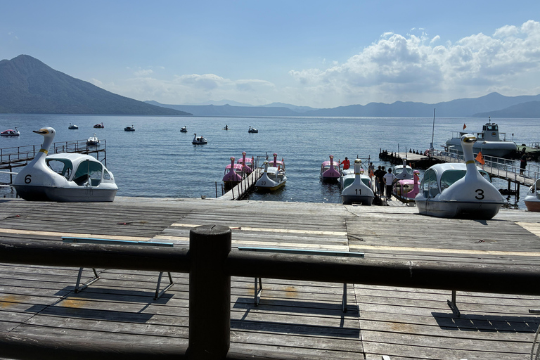 From Sapporo: Lake Shikotsu Nature and Shopping Private Tour