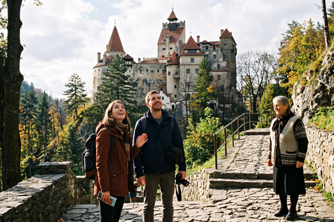 Bucharest-Dracula Castles, Peles-Cantacuzino-Brasov Day Tour COACH TOUR Audio guide in 24 languages