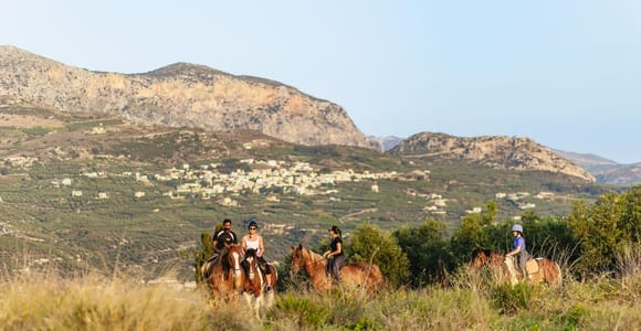 Heraklion: Finikia Reittour mit Mittagessen oder Abendessen