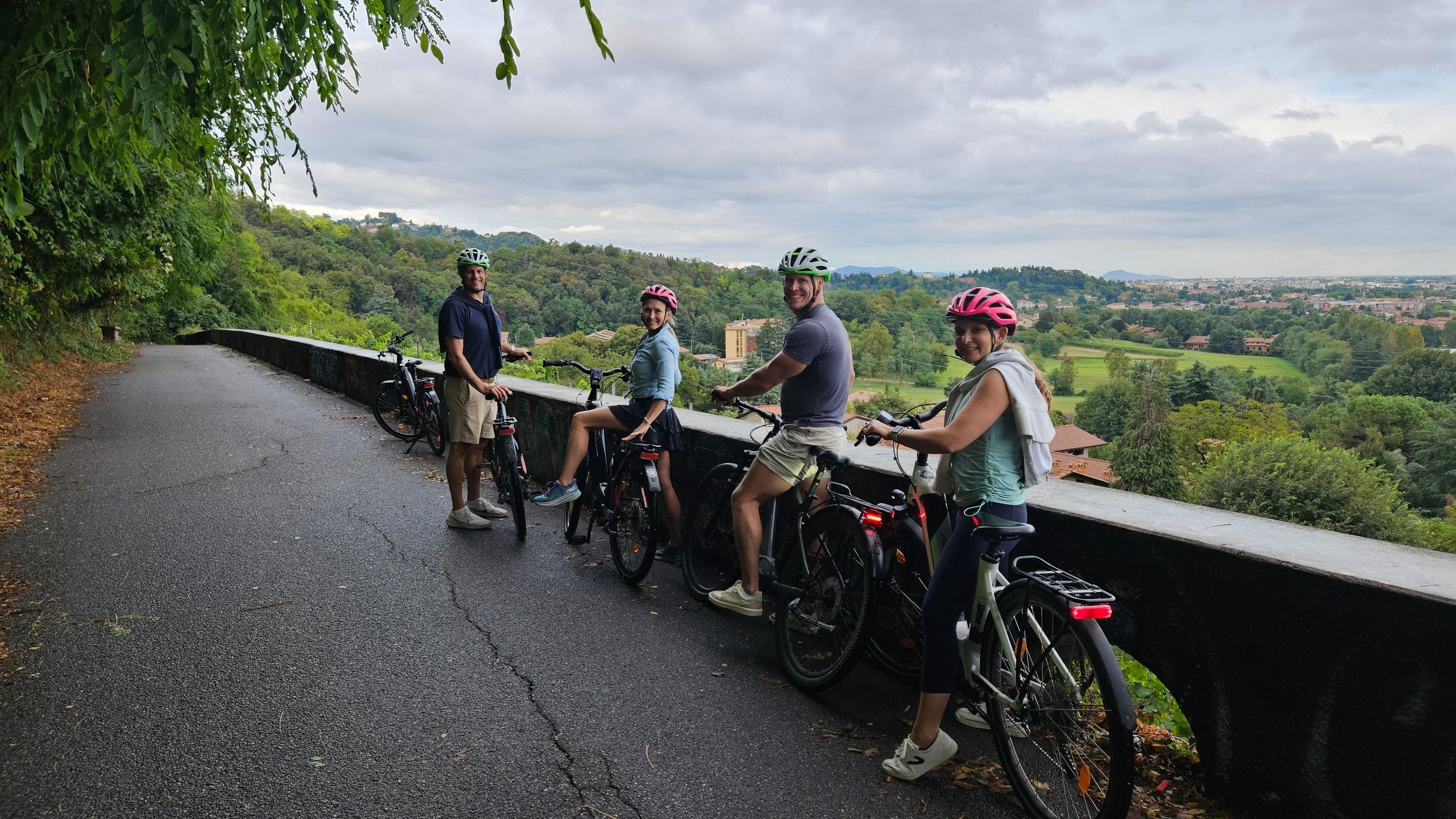 Bergamo mit dem E-Bike