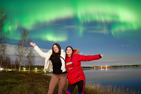 Saariselkä: tour fotografico privato dell'aurora boreale