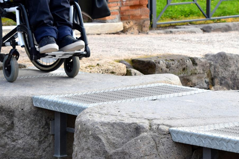 Pompeii: Wheelchair-accessible Private Tour with a Guide Private Van Transfer from Naples, Guide and Tickets