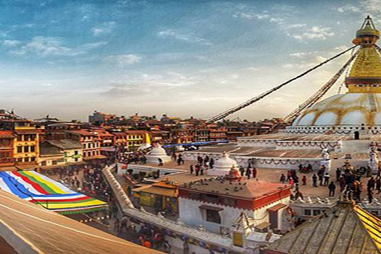 Bhaktapur en Boudhanath Stupa