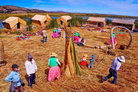 Vanuit Puno: Bezoek de drijvende eilanden van de Uros