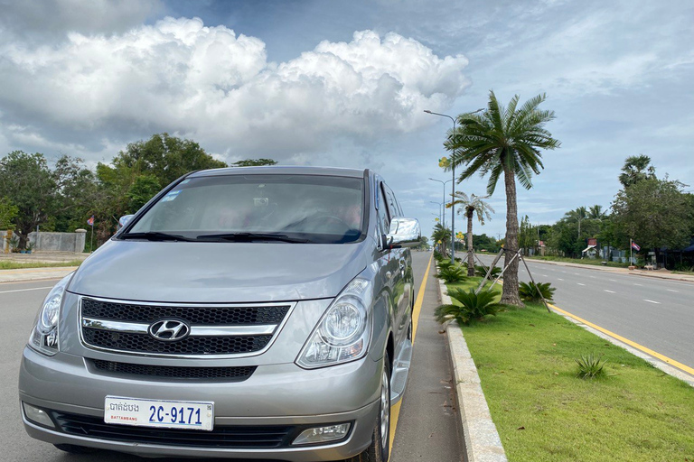 Privétaxitransfer van Siem Reap naar Phnom Penh