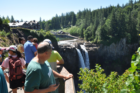 From Seattle: Snoqualmie Falls and Wineries Tour w/ Transfer