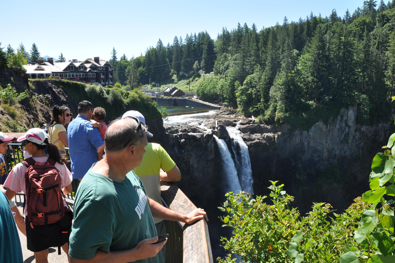 From Seattle: Snoqualmie Falls and Wineries Tour w/ Transfer