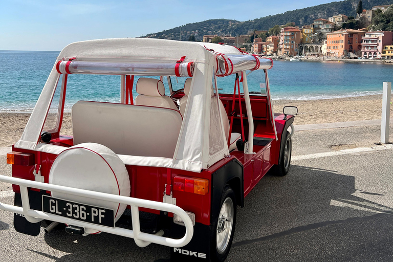 Recorrido turístico por la Costa Azul en un Mini Moke descapotable