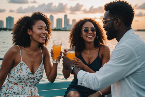 Miami: 90-Minute Sunset Cruise with the Mojito Bar on Board