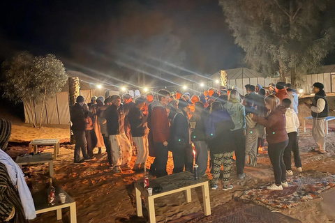 From Fes: 3-Day Merzouga Desert Tour to Marrakech Standard Desert Camp Experience (Shared Facilities)