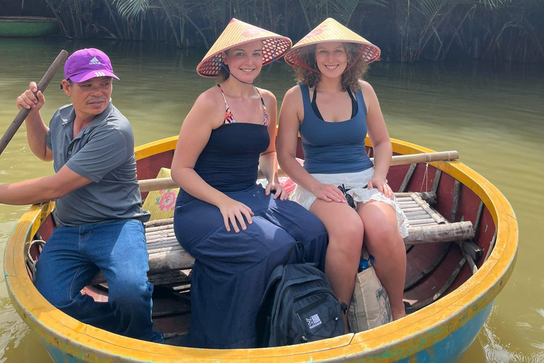 Hoi An: Basket Boat Ride in the Coconut Forest Tour experience include option hotel Pick up and Drop-off
