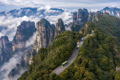 Zhangjiajie: Avatar Mountains E-Ticket & Guide Options 4-Day Park Ticket + 4 Mountain Transport Rides