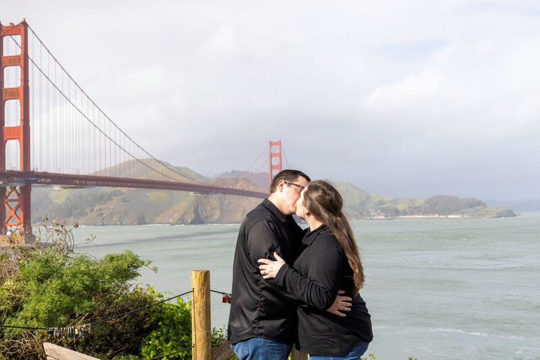 São Francisco: Sessão de fotos profissionais na Golden Gate BridgePadrão (10 fotos editadas profissionalmente)