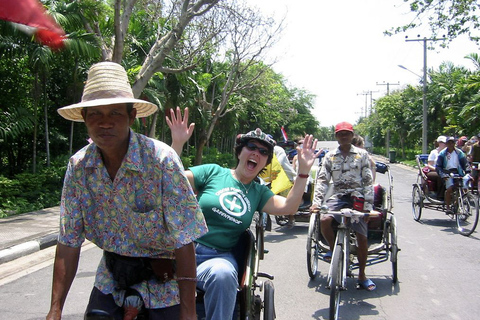 Paseo de medio día en Rickshaw y paseo a pie por Bangkok