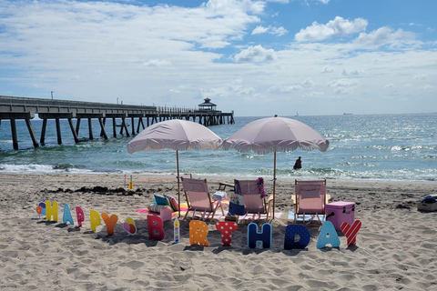 Deerfield Beach: Noleggio Cabana per un giorno in spiaggia tutto incluso!