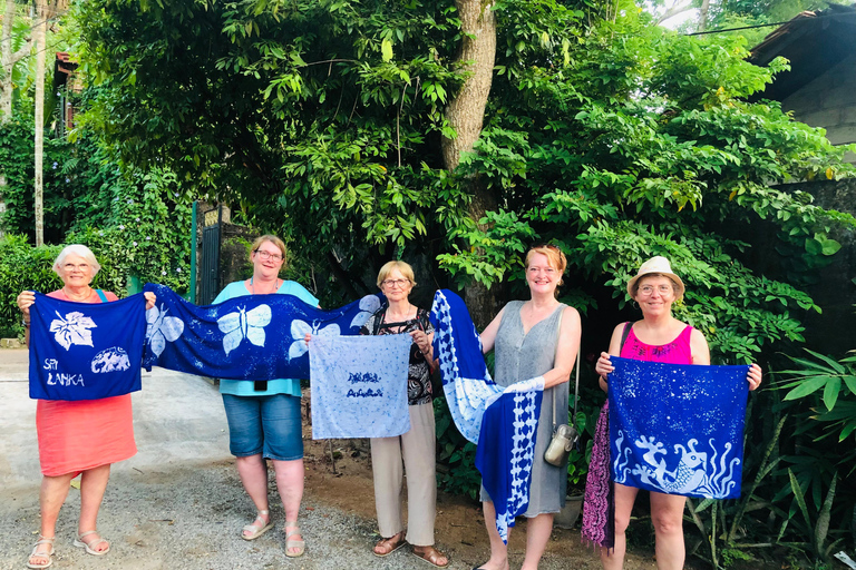 Galle: meesterworkshop batik makenGalle: Masterworkshop batik maken