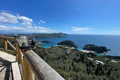 West Corfu Highlights Trip with Monastery, Villages & Beach