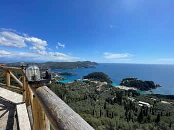 West Corfu Highlights Trip with Monastery, Villages & Beach