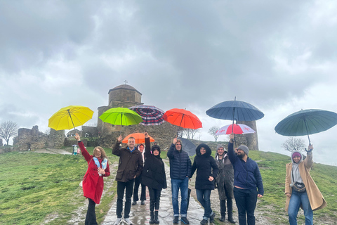 From Tbilisi: Mtskheta,Jvari,Bazaar,wine and 2 UNESCO Sites From Tbilisi: Guided UNESCO Site Tours at Jvari and Mtskheta